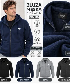 Bluzy MĘSKIE,size m-3xl,paczka 12szt,mix kolor