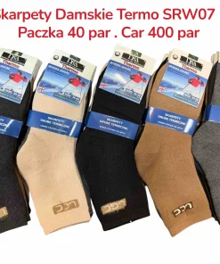 Skarpety Damskie,size 35-42,Paczka 40szt ,mix kolor