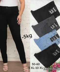 Jeansy Damskie,size 50-60,paczka 10szt,1kolor
