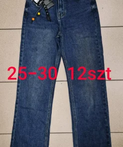 Jeansy Damskie,size 25-30,paczka 12szt,1kolor