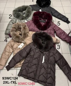 Kurtki Damskie ,Size m-4xl,paczka 6szt, 1kolor