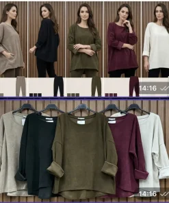 Bluzki Damskie WŁOSKA,Size uni,paczka 6szt, mix kolor