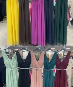 Sukienki Damskie WŁOSKA,Size uni,paczka 6szt, mix kolor