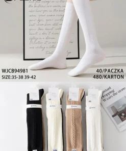 Pończochy Damskie,size 35-42,Paczka 40szt,mix kolor