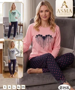 Piżama Damskie,size s-2xl,paczka 15szt,mix kolor