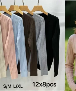 Swetry Damskie ,Size s/m-l/xl,paczka 8szt, mix kolor