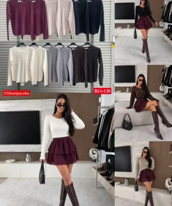 Swetry damskie ,size uni,Paczka 6szt ,mix kolor (