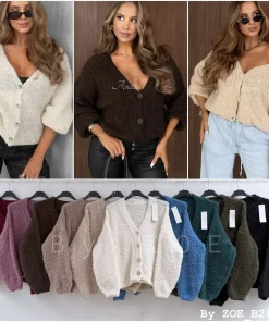 Swetry Damskie WŁOSKA,Size uni,paczka 6szt, mix kolor