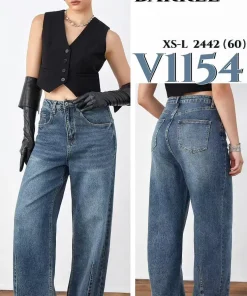 Jeansy Damskie,size xs-l,paczka 12szt,1kolor