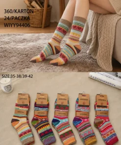 Skarpety Damskie,size 35-42,Paczka 40szt ,mix kolor