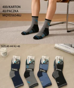 Skarpety MĘSKIE,size 40-46,Paczka 40szt ,mix kolor