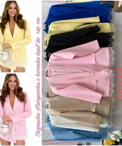 Żakiety i Marynarki Damskie,size uni,Paczka 6szt,mix kolor