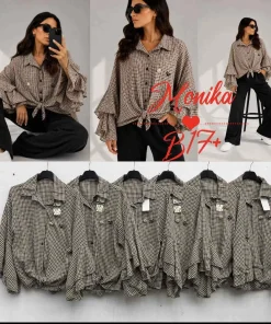 Bluzki Damskie WŁOSKA,Size uni,paczka 6szt, mix kolor