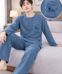 Piżama MĘSKIE,size m-3xl,Paczka 10szt,mix kolor