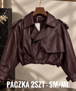 Kurtki skórzane Damskie ,Size s/m-m/l,paczka 2szt, 1kolor