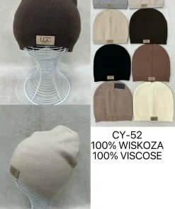 Czapki damskie,paczka 12szt,mix kolor