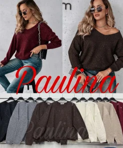Swetry Damskie WŁOSKA,Size uni,paczka 6szt, mix kolor