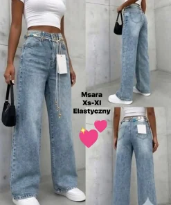 Jeansy Damskie,size xs-xl,Paczka 10szt,1kolor