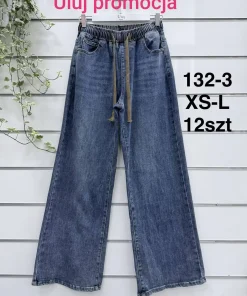 Jeansy Damskie,size xs-l,paczka 12szt,1kolor