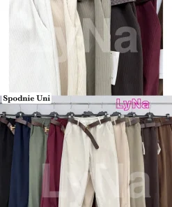 Spodnie Damskie WŁOSKA,Size uni,paczka 6szt, mix kolor