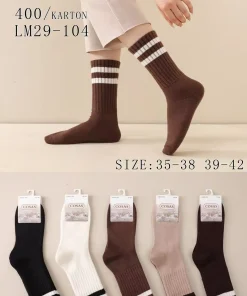 Skarpety Damskie,size 35-42,Paczka 40szt,mix kolor