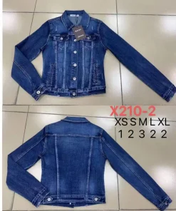 Kurtki Jeansowe Damskie, size xs-xl,paczka 10szt,1kolor