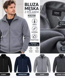 Bluzy MĘSKIE,size m-3xl,paczka 12szt,mix kolor
