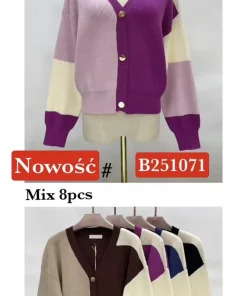 Swetry damskie,Size uni,paczka 8szt,mix kolor