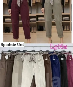 Spodnie Damskie WŁOSKA,Size uni,paczka 6szt, mix kolor
