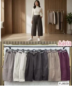 Spodnie Damskie WŁOSKA,Size uni,paczka 6szt, mix kolor