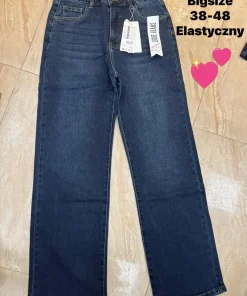 Jeansy Damskie,size 38-48,Paczka 12szt ,1 kolor