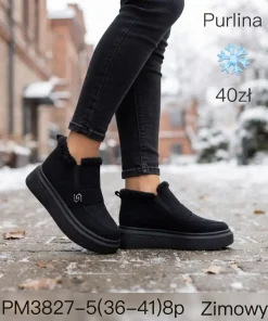 Buty Botki DAMSKIE 36-41 8par)
