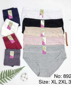 Majtki Damskie, size xl-3xl,paczka 24szt,mix kolor