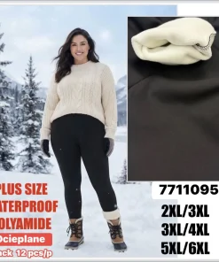 Leginsy Damskie,size 2/3-5/6xl,paczka 12szt,1kolor
