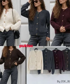 Swetry damskie,size uni,paczka 8szt,mix kolor