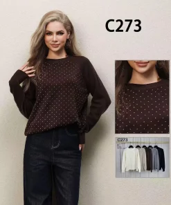 Swetry Damskie ,Size m/l-xl/2xl,paczka 10szt, mix kolor