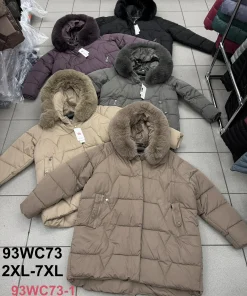 Kurtki Damskie ,Size 2-7xl,paczka 6szt, 1kolor