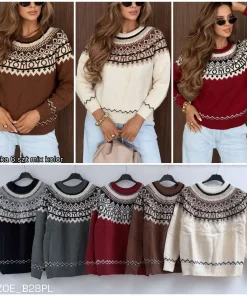 Swetry Damskie WŁOSKA,Size uni,paczka 6szt, mix kolor