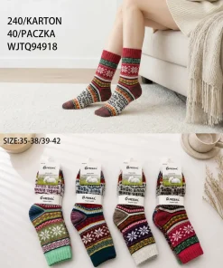 Skarpety Damskie,size 35-42,Paczka 40szt ,mix kolor