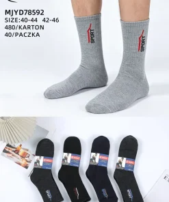 Skarpety MĘSKIE,size 40-46,Paczka 40szt,mix kolor