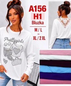 Bluzki damskie,size m/l-xl/2xl,paczka 12szt,mix kolor