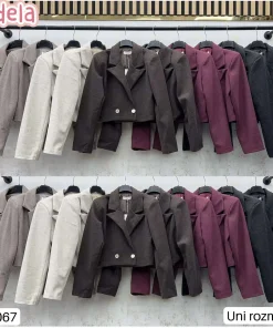 Kurtki Damskie WŁOSKA,Size uni,paczka 6szt, mix kolor