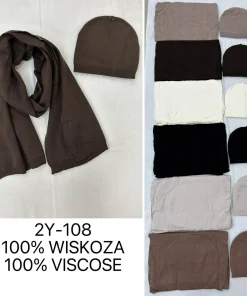Komplety Czapki damskie,paczka 12szt,mix kolor