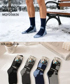 Skarpety MĘSKIE,size 40-46,Paczka 40szt ,mix kolor