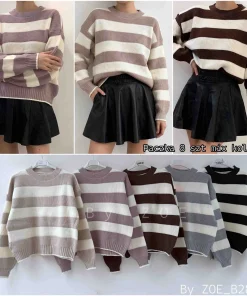 Swetry Damskie WŁOSKA,Size uni,paczka 6szt, mix kolor