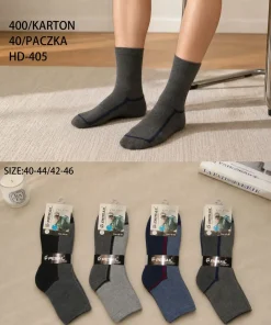 Skarpety MĘSKIE,size 40-46,Paczka 40szt ,mix kolor