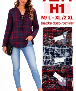 Bluzki damskie,size m/l-xl/2xl,paczka 12szt,mix kolor