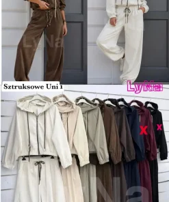 Komplety Damskie WŁOSKA,Size uni,paczka 6szt, mix kolor