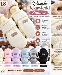 Rękawiczki Damskie,Paczka 12szt,mix kolor
