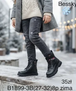 Buty Botki DZIECIĘCE (27-32, 8par)
